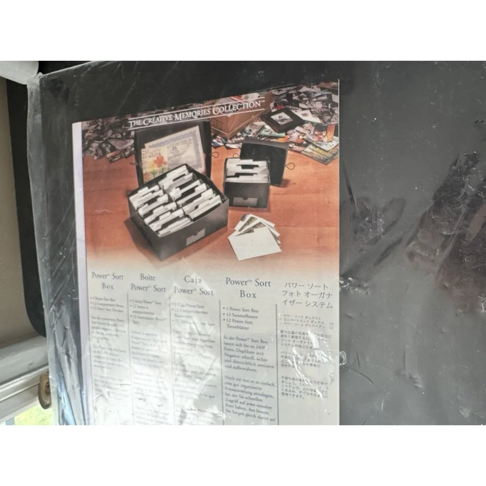 New Creative Memories LARGE POWER SORT BOX Holds 2400 Photos Storage